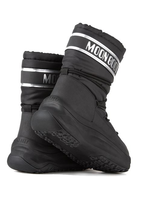 moon247 polar boots man black and silver MOON BOOT | 80D2490010NH36